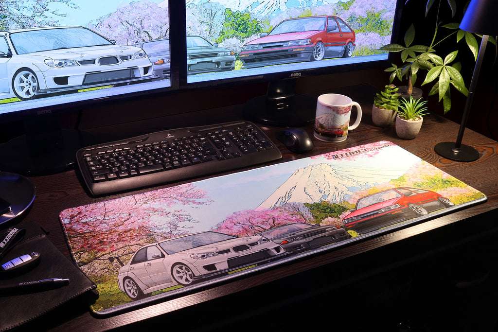 TOMEI DESK PAD GDB/BNR32/AE86 CHERRY BLOSSOM MT.FUJI (TG801A-0000A)