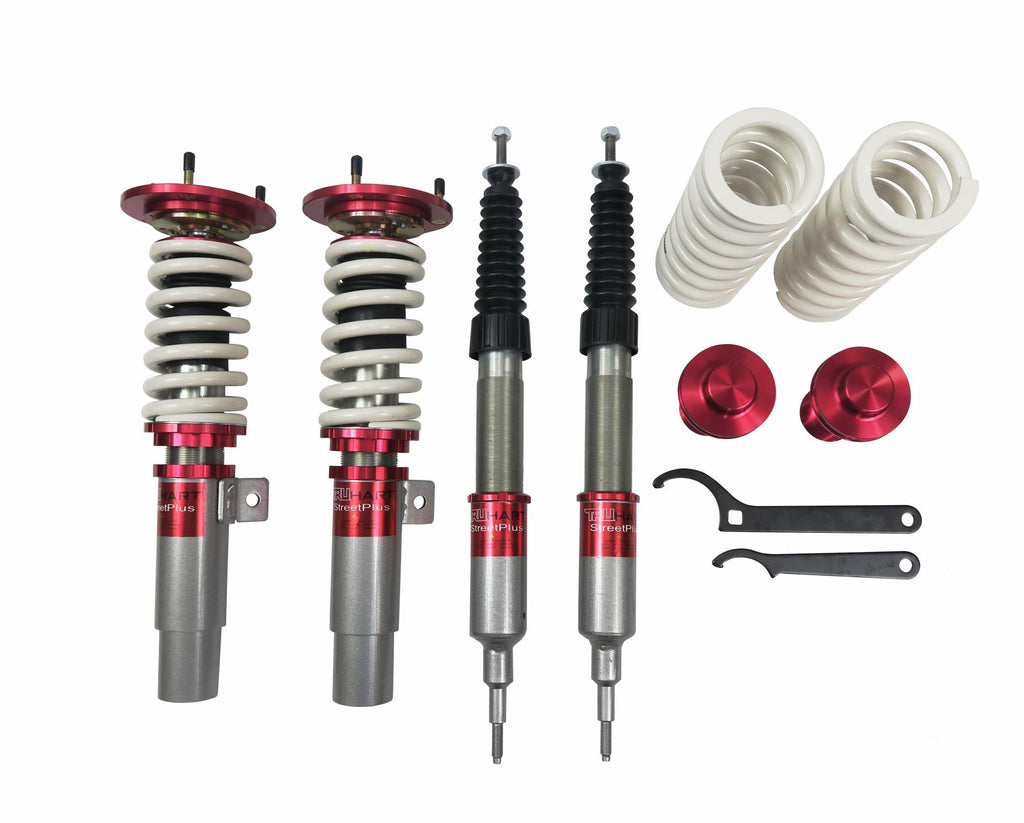 StreetPlus Coilovers For 07-11 BMW 1-Series E82/E88 06-11 BMW 3-Series E90 TruHart