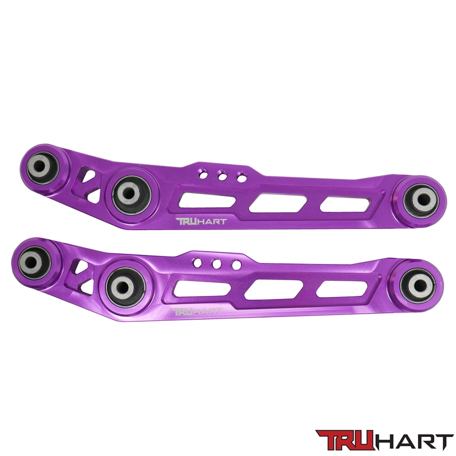 Rear Lower Control Arms Purple For 90-01 Acura Integra 88-95 Honda Civic 88-91 Honda CRX TruHart