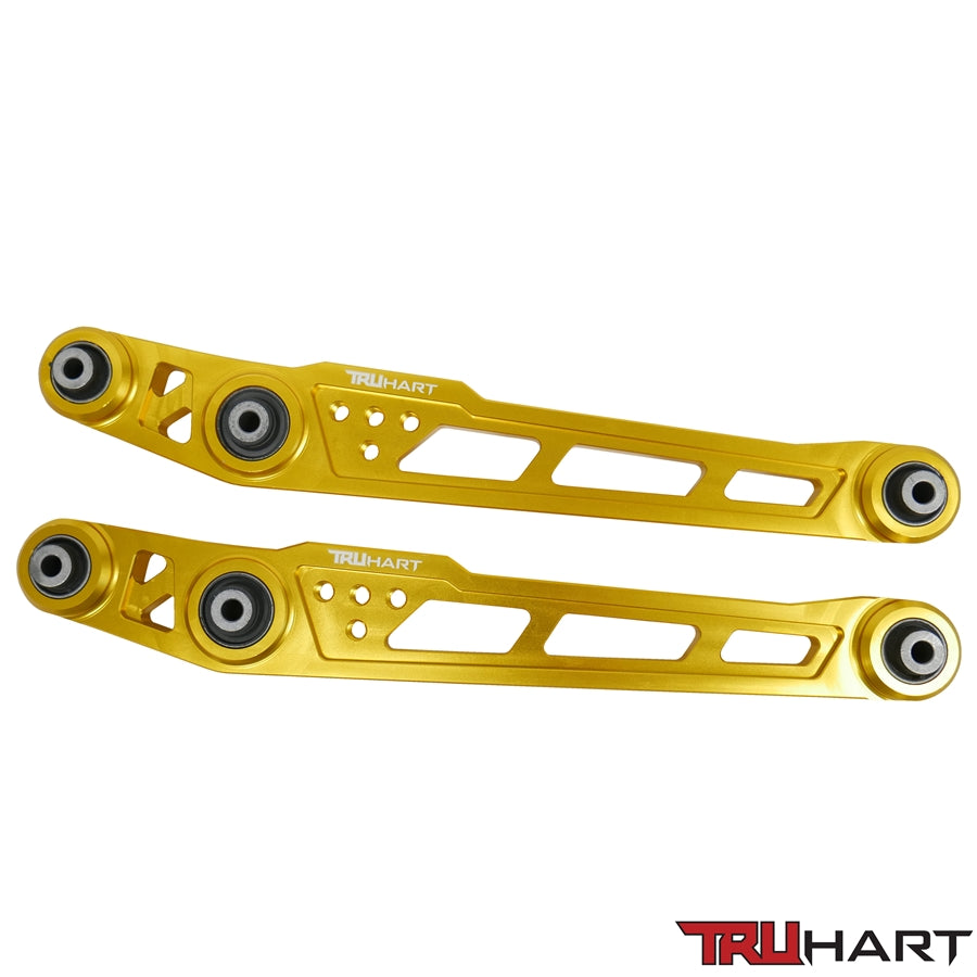 Rear Lower Control Arms Gold For 96-00 Honda Civic TruHart