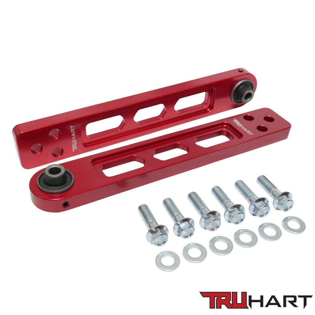 Rear Lower Control Arms Red For 01-05 Honda Civic TruHart