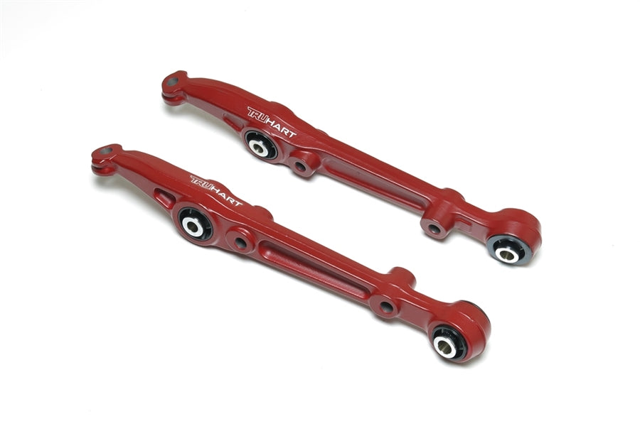 Front Lower Control Arms W/ Pillowball Red For 96-00 Honda Civic No SI/Type R TruHart