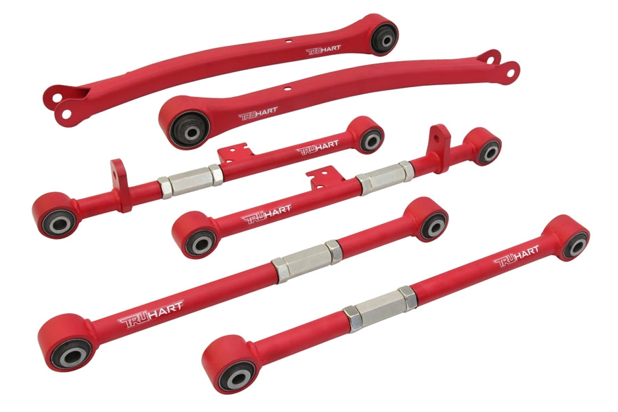 Trailing Arms Lateral Arms Rear Front/Rear Rear Red For 04-07 Subaru Impreza TruHart