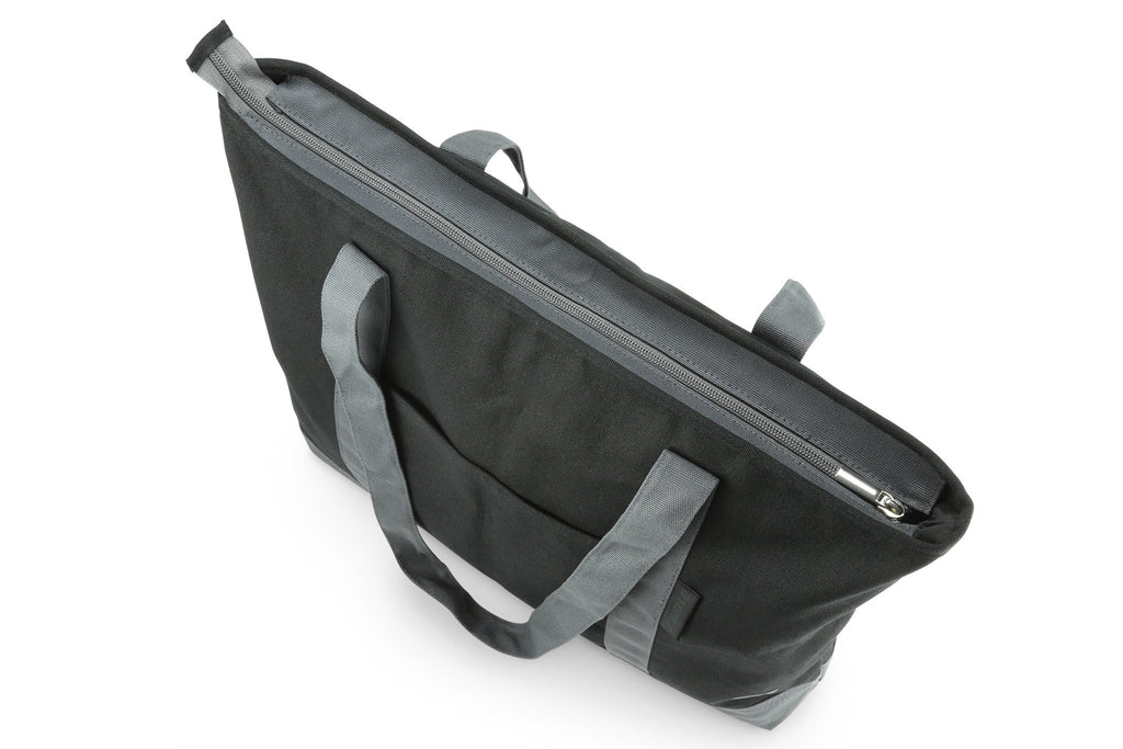 TOMEI ZIP TOTE BAG BLACK (TH701A-0000A)