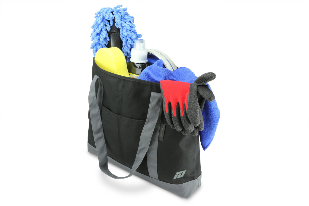 TOMEI ZIP TOTE BAG BLACK (TH701A-0000A)