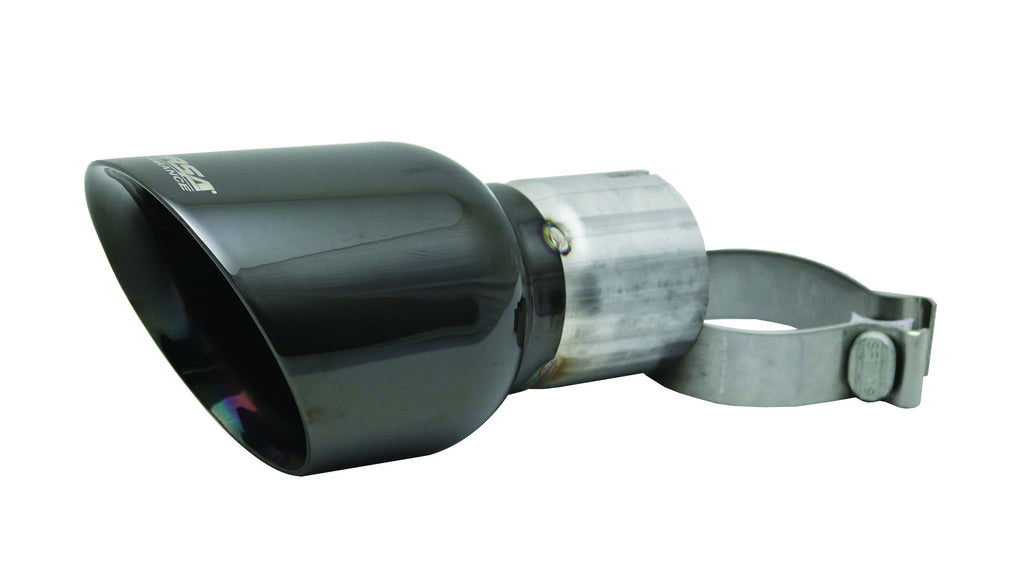 Corsa Performance Single 4.5 Inch Black Pro-Series Tip (Clamp Included) 3.0 Inch Inlet Fits 09-17 Dodge Ram (2 Required) Stainless Steel (TK009BLK)