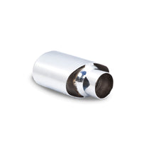 Load image into Gallery viewer, XFORCE 25" Inlet, Oval (3" X55" ) Double Angle Cut, Single Wall RHS Stainless Steel Tip (TS06)