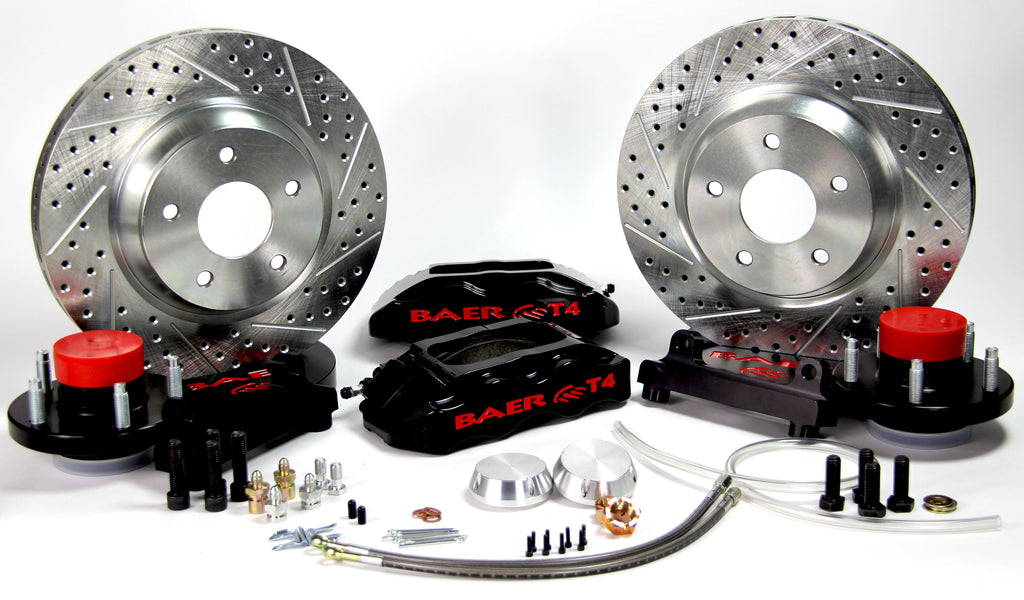 Baer Brakes 13" Track4 Front Brake Kit - Black (4261364B)