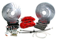Load image into Gallery viewer, Baer Brakes 13&quot; Track4 Front Brake Kit - Red w/Shelby Logo (4261277R)