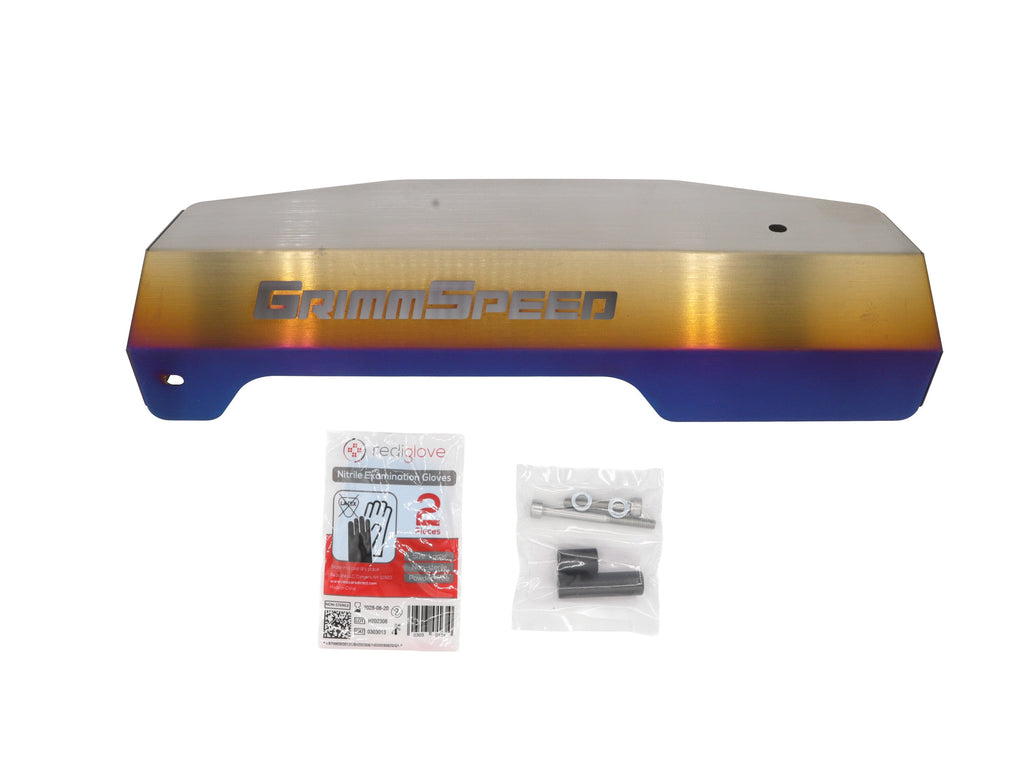 GrimmSpeed Titanium Pulley Cover 2015-2021 Subaru WRX (FA20 Engine) (1064.1.0)