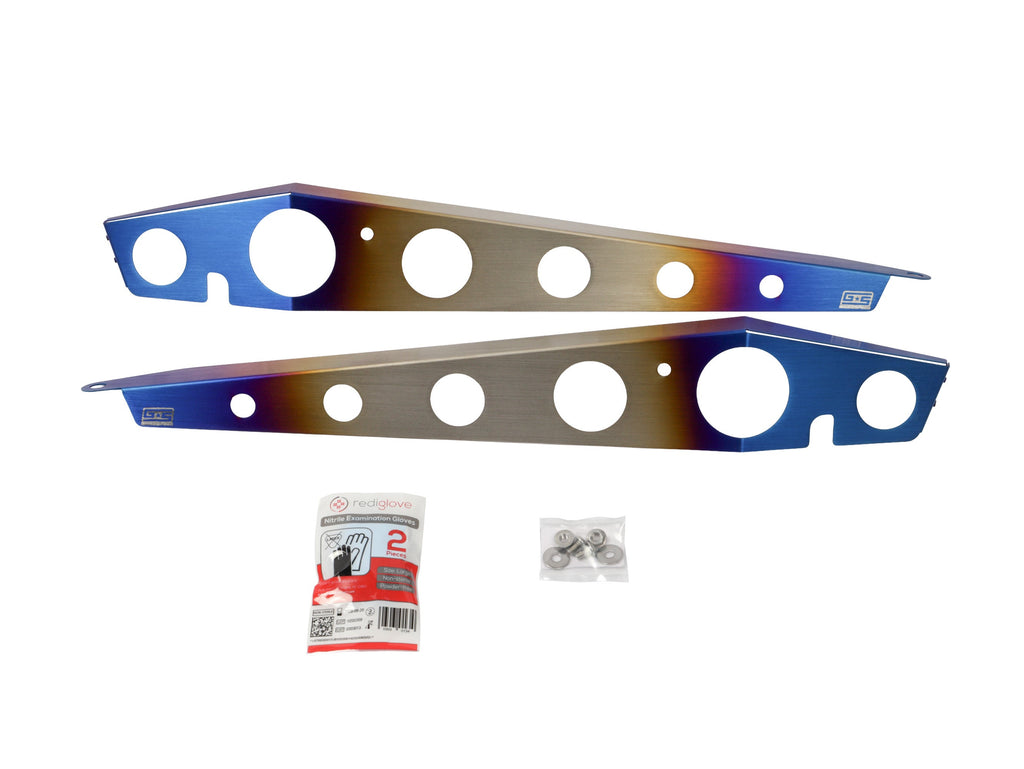 GrimmSpeed Titanium Fender Shrouds 2015-2021 Subaru WRX/STI (1066.1.0)