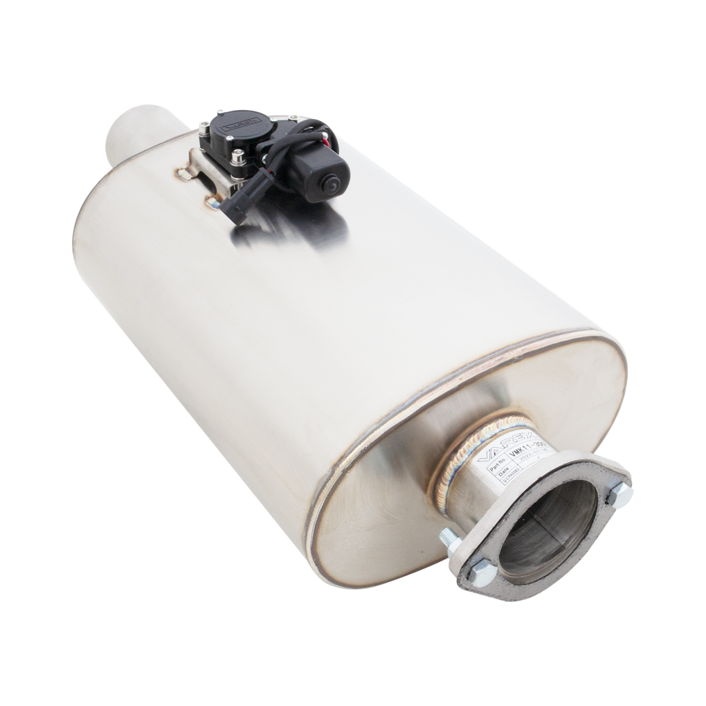 XFORCE Varex Universal Oval 6" X10", 15", Body Length, Center-In-Center-Out, 35" Flanged Inlet 35" Single-Wall Outlet (VMK11-350)