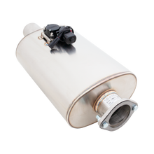 Load image into Gallery viewer, XFORCE Varex Universal Oval 6" X10", 15", Body Length, Center-In-Center-Out, 35" Flanged Inlet 35" Single-Wall Outlet (VMK11-350)