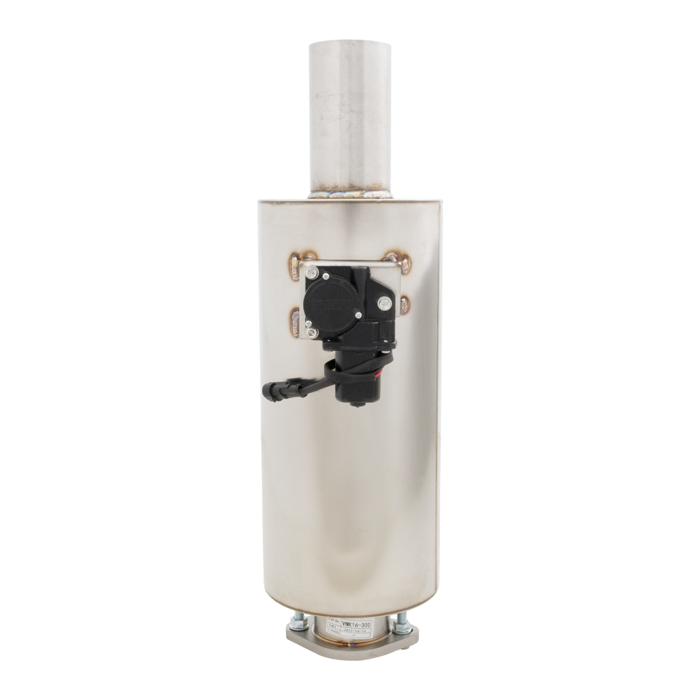 XFORCE Varex Universal Round 6", 15" Body Length, 25" Flanged Inlet, 25" Single-Wall Outlet (VMK15-250)