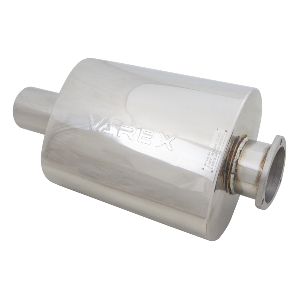XFORCE Varex Universal Oval 6" x10", 16" Body Length, 4" Flanged Inlet, 4" Single-wall Tip (VMK18-400)
