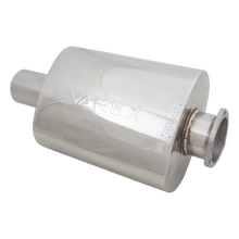 Load image into Gallery viewer, XFORCE Varex Universal Oval 6" x10", 16" Body Length, 4" Flanged Inlet, 4" Single-wall Tip (VMK18-400)