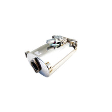 Load image into Gallery viewer, XFORCE Varex Oval Muffler10'x 6' (15'Long) 3' Inlet and Pipe Side, Short Flanged threaded, Side Bracket Front &amp; Back No Tip (VMK21-300)