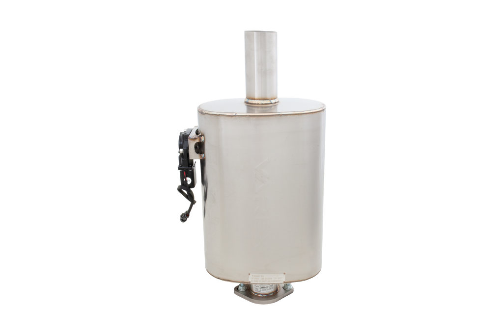 XFORCE Varex Universal Oval 5" X8", 15" Body Length, 25" Flanged Inlet, 25" single-wall outlet, side-mounted motor (VMK40-250)
