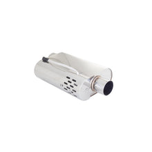 Load image into Gallery viewer, XFORCE Varex Muffler W/Hidden Motor, 25" Inlet/Outlet, Offset In /Center Out, 4" (H) X 95" (W)X13" (L) Oval Body (VMK51-250)
