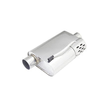 Load image into Gallery viewer, XFORCE Varex Muffler W/Hidden Motor, 25" Inlet/Outlet, Offset In /Center Out, 4" (H) X 95" (W)X13" (L) Oval Body (VMK51-250)