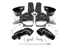 AMS Performance Infiniti Q50 / Q60 Red Alpha Matte Carbon Intake Kit (ALP.28.08.0001-2)