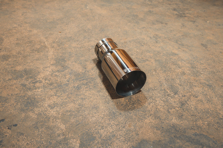 Valvetronic Designs Universal Exhaust Tips 3.0 Inch Inlet T304 Brushed (VTD.TIP.SW.30.35.BRSH)