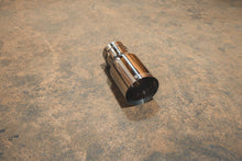 Load image into Gallery viewer, Valvetronic Designs Universal Exhaust Tips 3.0 Inch Inlet T304 Brushed (VTD.TIP.SW.30.35.BRSH)