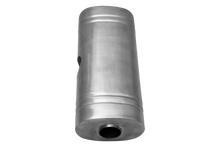 Load image into Gallery viewer, XFORCE 304 SS Oval Muffler 8"x 5" x 24" East West 2.5" centre inlet dual 2.25" Outlet (VX9E-2425225)