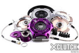 XClutch Clutch Kit Inc Chromoly Flywheel + HRB 7.25 in. Triple Solid Ceramic Discs (XKPR18601-3E)