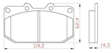 Load image into Gallery viewer, Yellow Speed Racing High Performance Sport Front Brake Pads