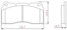 Load image into Gallery viewer, Yellow Speed Racing High Performance Street Front Brake Pads