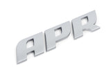 APR APR Badge in Matte Silver - A1000007