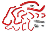 HPS Red Reinforced Silicone Radiator + Heater Hose Kit for Toyota 16-20 Tacoma 3.5L V6 (57-1581-RED)