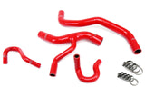 HPS Red Reinforced Silicone Radiator and Heater Hose Kit Coolant for Ford 9 (57-1416-RED)