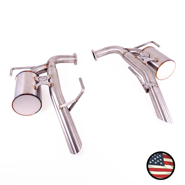 Nameless Performance Axleback Exhaust - 2020-2025 Outback XT/Wilderness - Dual Chamber - Muffler Delete (SUAB20OBXT-0MU-DC)