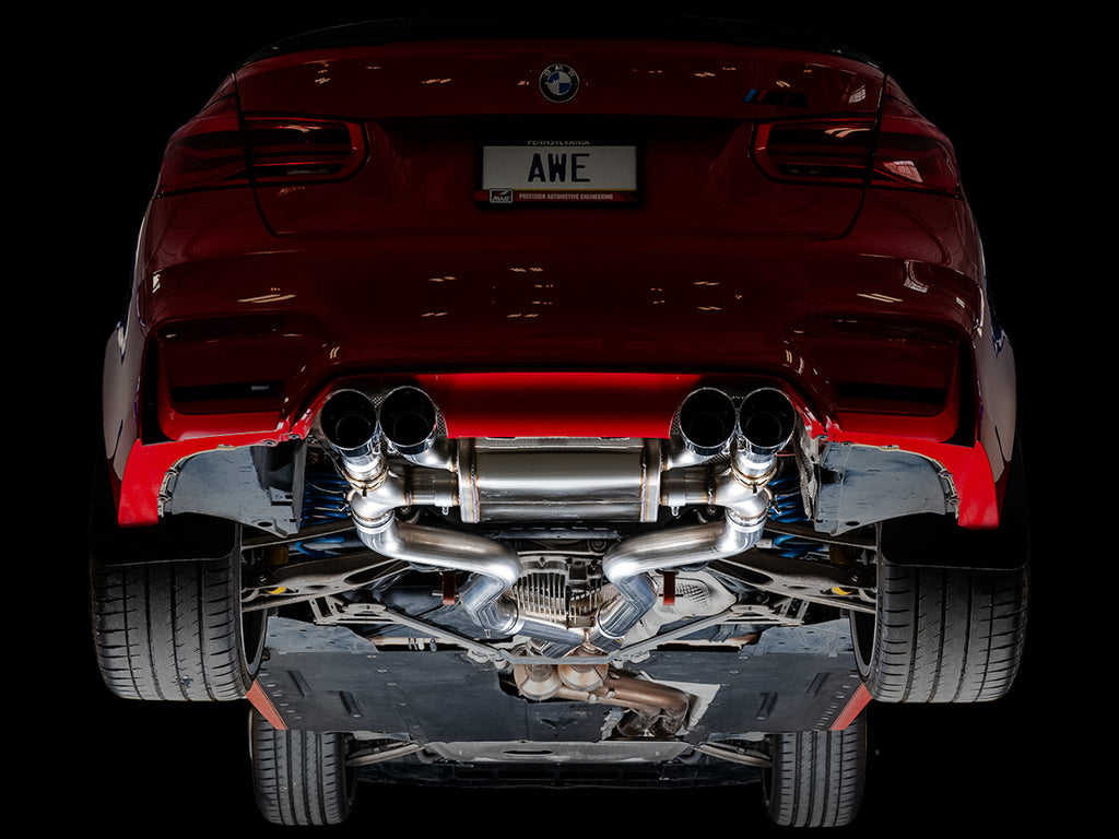 AWE Tuning AWE SwitchPathâ„¢ Catback Exhaust for BMW F8X M3/M4 - Diamond Black - 3025-43074
