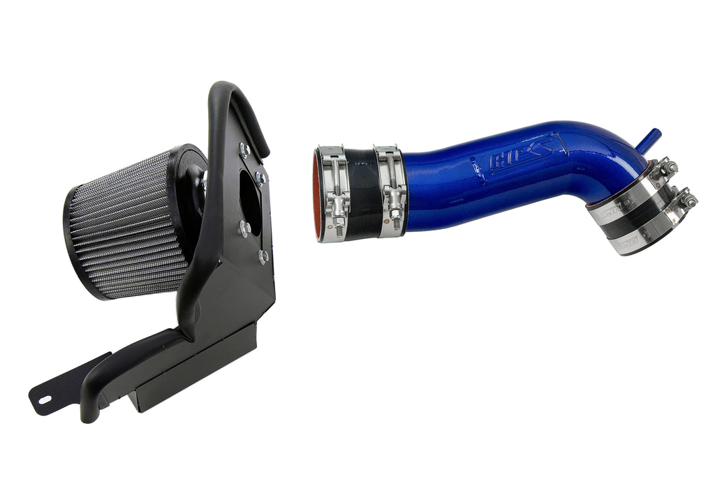 HPS Performance Air Intake Kit With Heat Shield Blue (827-715BL)