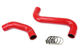 HPS Red Reinforced Silicone Radiator Hose Kit Coolant for Subaru 01-07 WRX / STI (57-1061-RED)