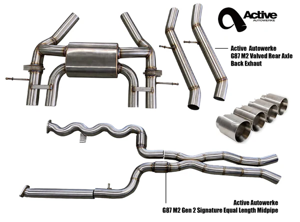 Active AutoWerke G87 Exhaust Bundle (11-840)