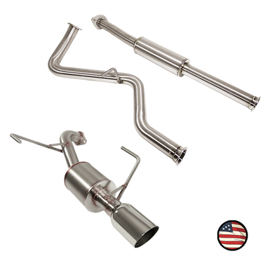Nameless Performance Catback Exhaust - 2018-2019 Legacy 2.5i - 5" Muffler (SUCB18L25-5MU-40SWS)