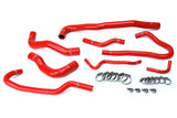 HPS Reinforced Red Silicone Radiator + Heater Hose Kit Coolant for Mazda 16 (57-1546-RED)