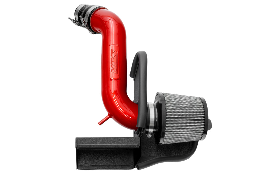 HPS Performance Air Intake Kit With Heat Shield Red (827-714R)