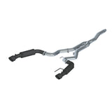 MBRP Exhaust 3in. Cat Back Dual Split Rear Race Version 4.5in. tips Black Coated (S7275BLK)