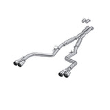 MBRP Exhaust 3in. Cat Back Dual Rear Quad Tips (S7113AL)