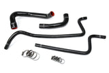 HPS Black Reinforced Silicone Radiator + Heater Hose Kit for Jeep 00 01 Wra (57-1689-BLK)