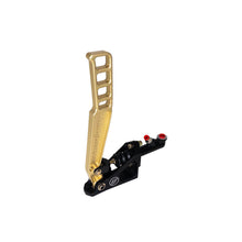 Load image into Gallery viewer, Nameless Performance Hydraulic Handbrake - 13" Gold CNC-Engraved Handle - With Pass-Through Master Cylinder (NPHB-13-GOL-PAS750B)