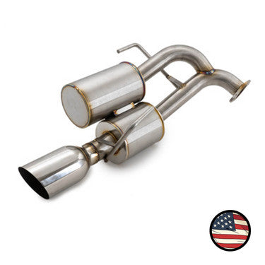 Nameless Performance Axleback Exhaust - 2020-2025 Legacy 2.5i Dual Chamber with 5" Muffler (SUAB20LEG2.5-5MU-40SWS-DC)