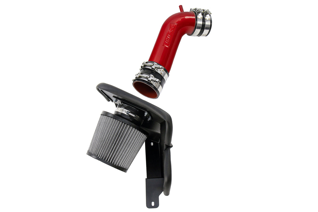 HPS Performance Air Intake Kit With Heat Shield Red (827-715R)