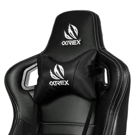 AlphaRex Carbon Fiber Look Racing Style Gaming Reclining Ergonomic Chair