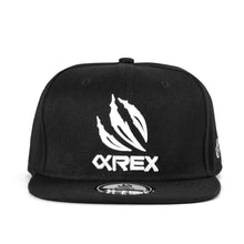 Load image into Gallery viewer, AlphaRex Embroidered Snapback Black &amp; White